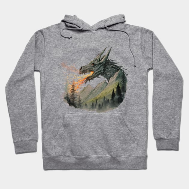 Dragon's Breath Hoodie by Lolebomb